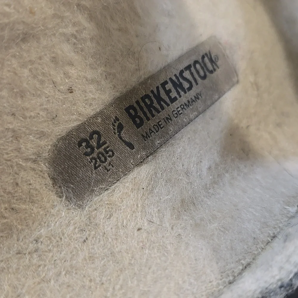 Birkenstock Kids Arizona Rivet Light Gray Wool